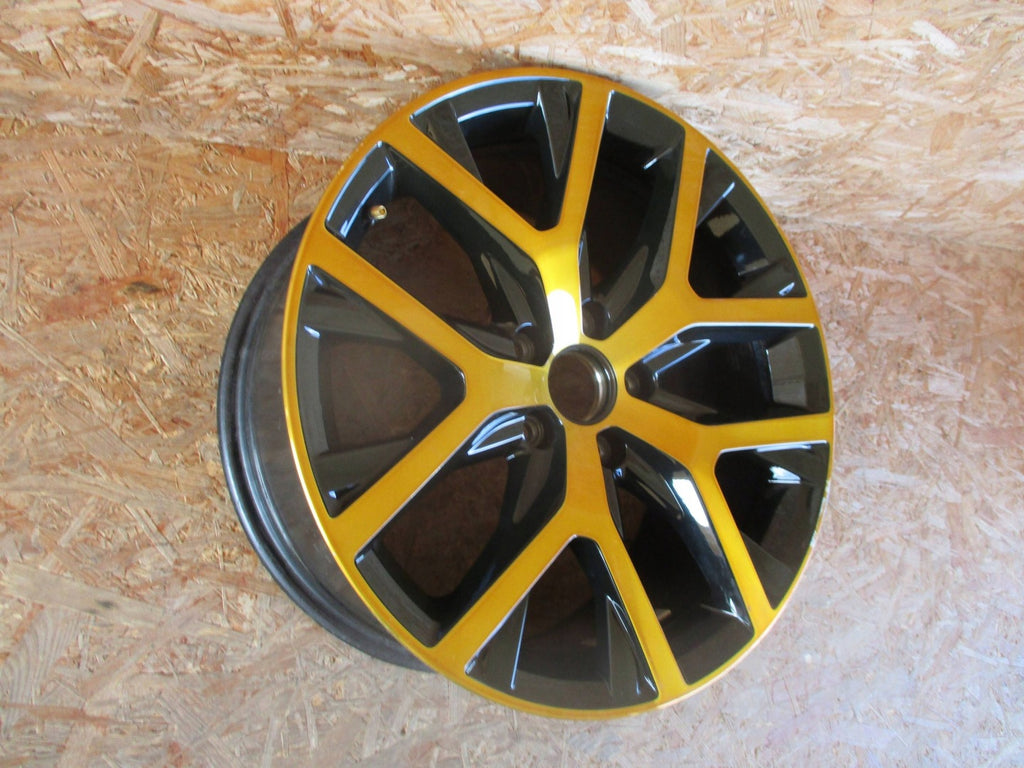 1x Alufelge 18 Zoll 8.0" 5x112 44ET Glanz Gelb 5C0601025BS VW Beetle Rim Wheel FEL4266901023qu