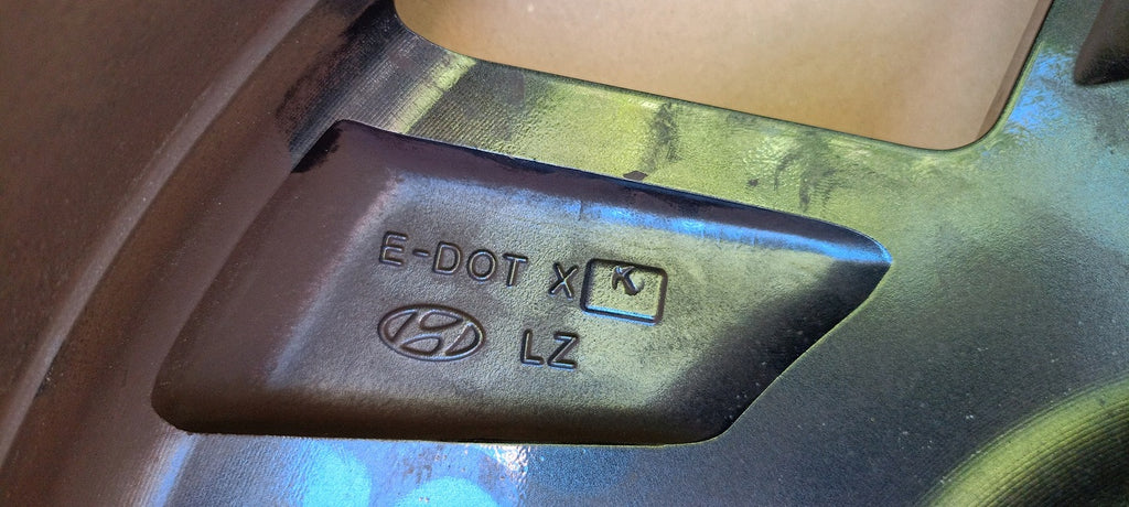 1x Alufelge 17 Zoll 7.0" 4x100 54ET 52910-Q0330 Hyundai I20 Iii Rim Wheel