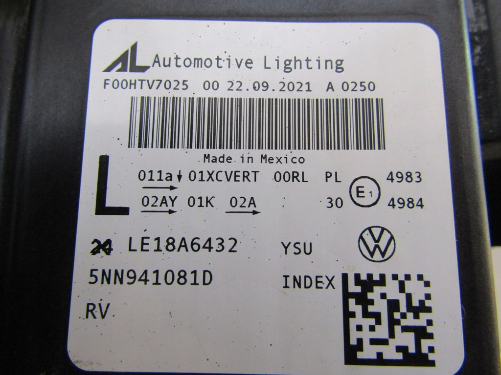 Frontscheinwerfer VW Tiguan 5NN941081D LED Links Scheinwerfer Headlight SCH5766497167br