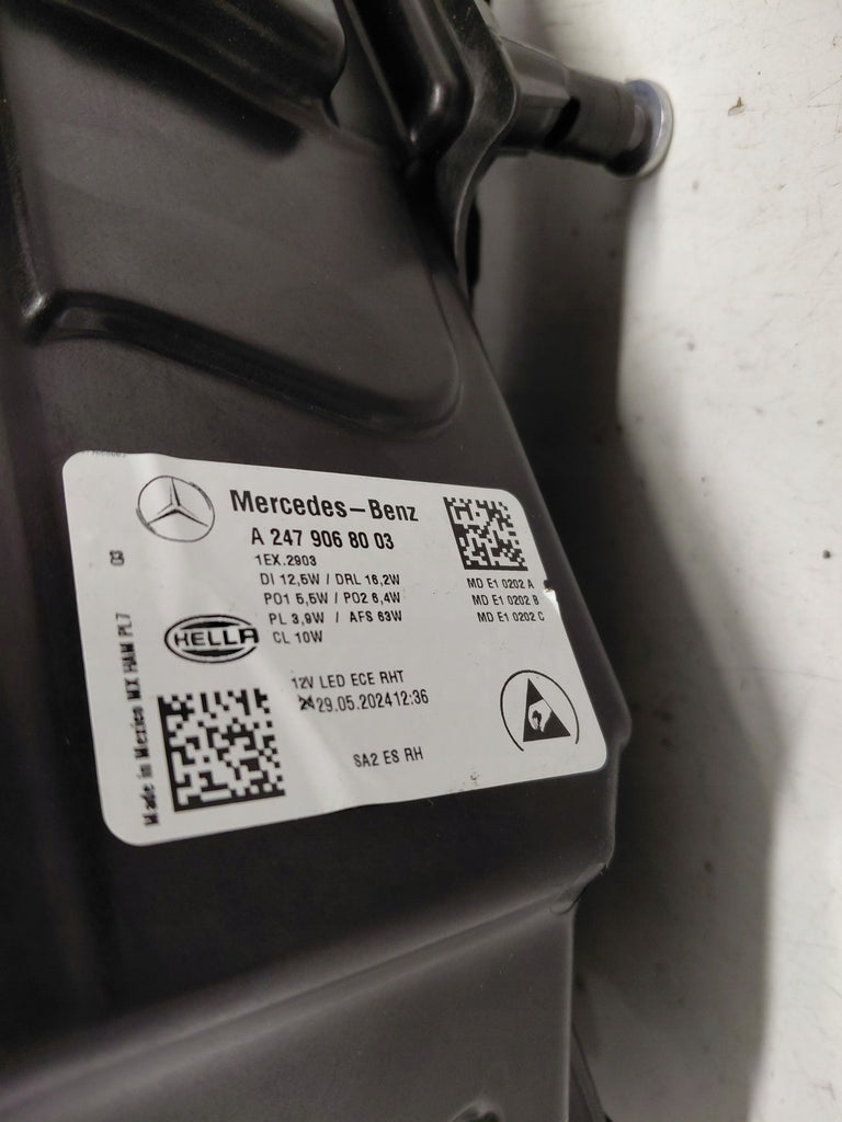 Frontscheinwerfer Mercedes-Benz W247 A2479068003 Rechts Scheinwerfer Headlight SCH3750338115qb
