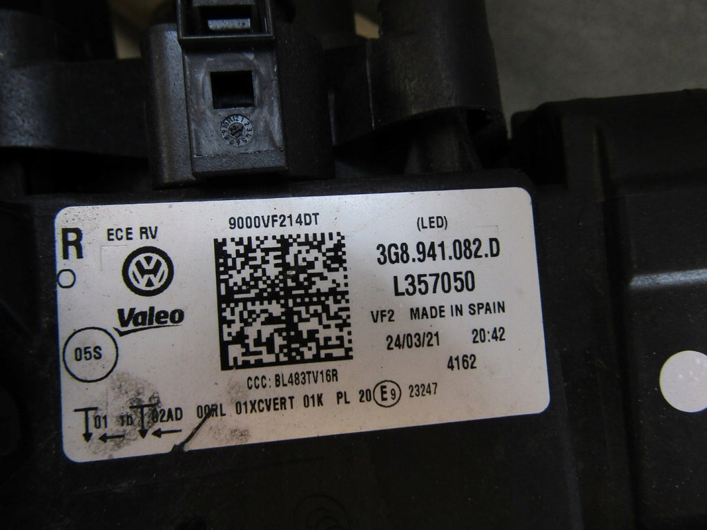 Frontscheinwerfer VW Arteon 3G8941082D LED Rechts Scheinwerfer Headlight SCH5423378792lj