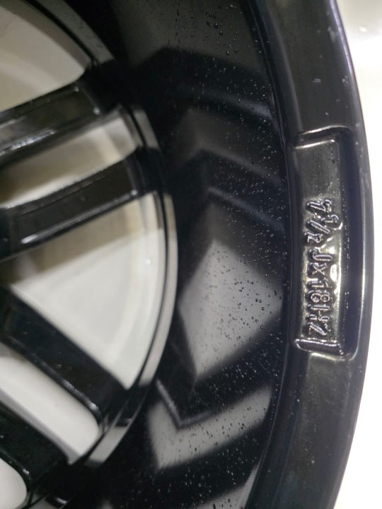 1x Alufelge 18 Zoll 7.5" 5x112 51ET Glanz Schwarz Rim Wheel FEL8655687933tl