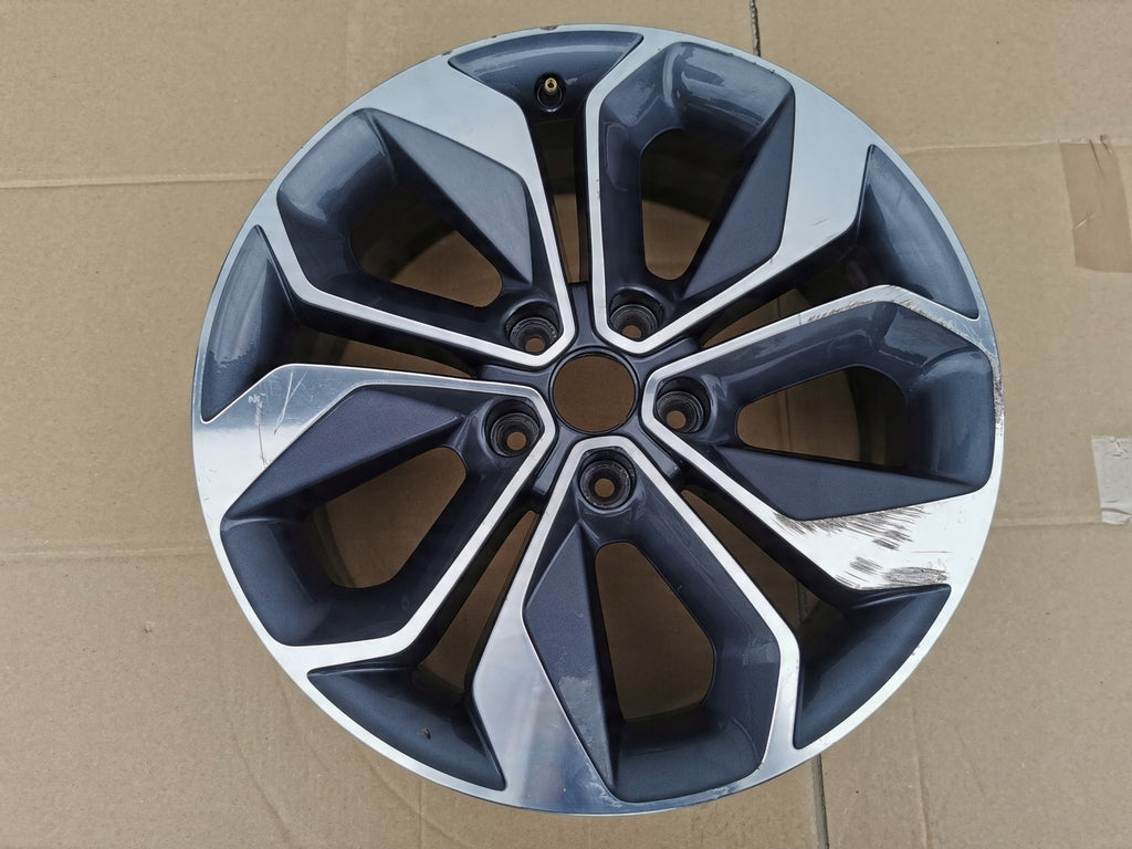 1x Alufelge 18 Zoll 7.5" 5x114.3 46ET Glanz Graphit 403006336R Mg Gt Megane Iv
