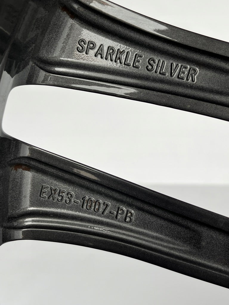 1x Alufelge 20 Zoll 10.5" 5x108 38ET Glanz Schwarz EX53-1007-UB Jaguar F-Type FEL5629813300hj