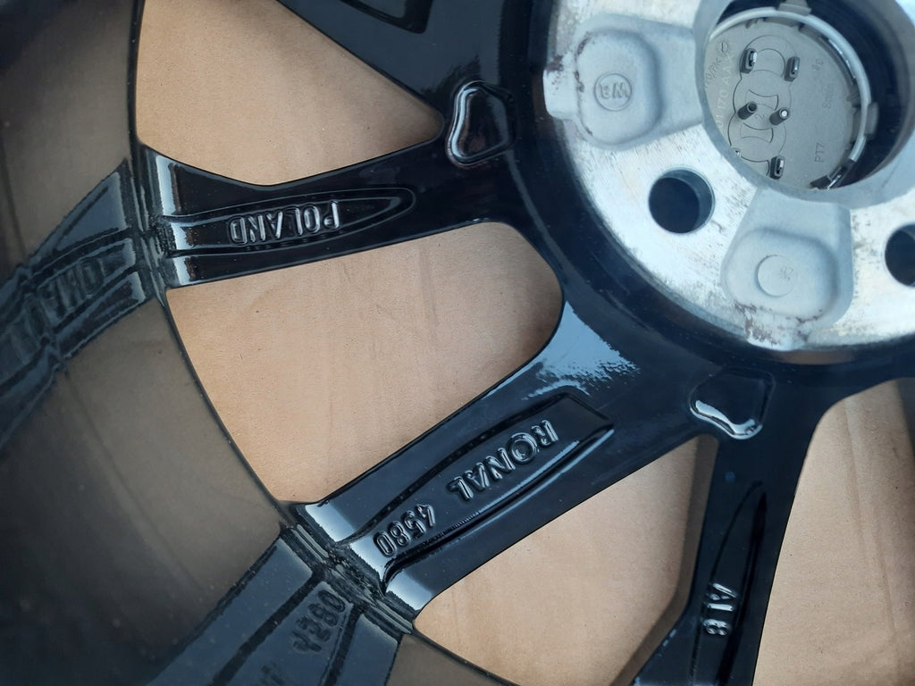 1x Alufelge 16 Zoll 6.5" 5x100 40ET Schwarz 82B071496 Audi A1 Sportback