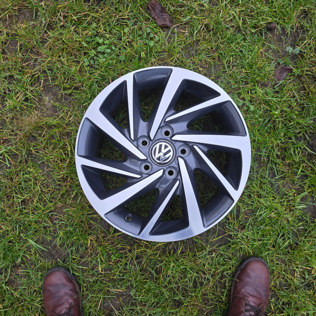 1x Alufelge 16 Zoll 6.5" 5x112 46ET Glanz Graphit 5G0601025DM Mg Golf Vii FEL5842521599sg