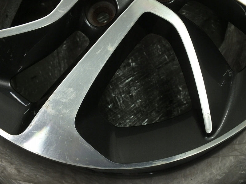 1x Alufelge 16 Zoll 6.5" 4x100 40ET Glanz Grau OP078 Opel Rim Wheel