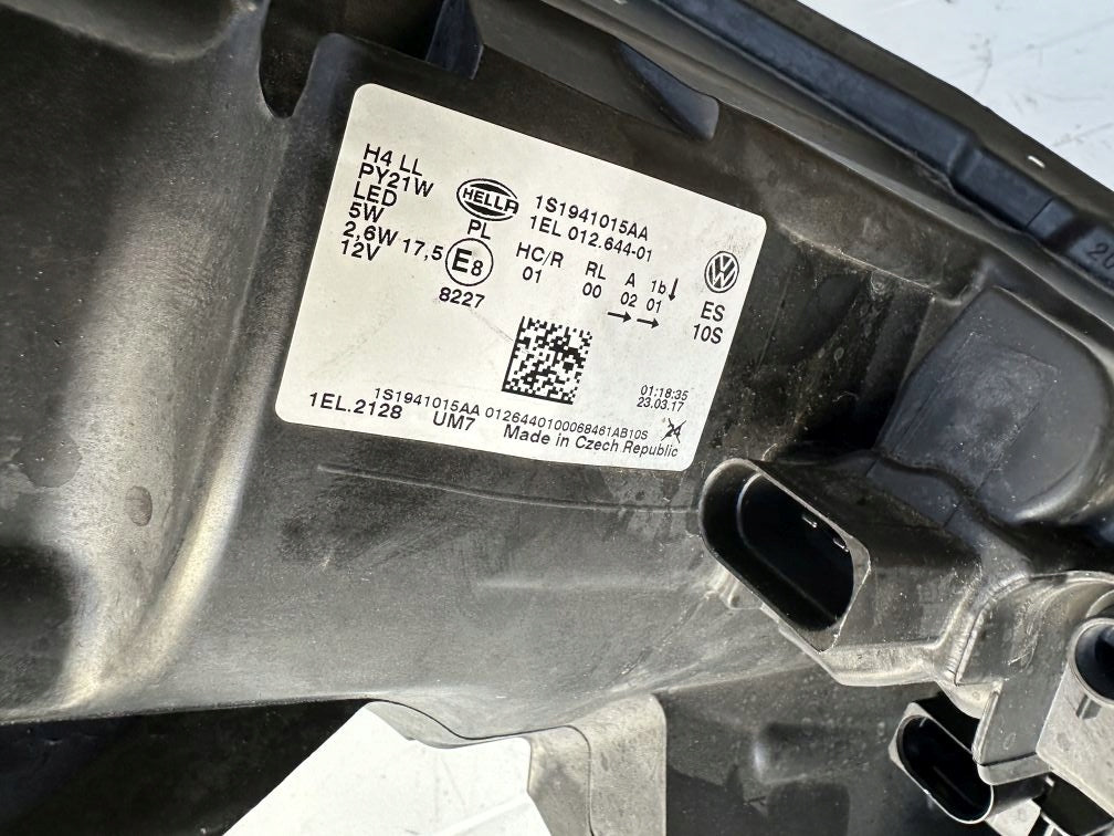 Frontscheinwerfer VW Up 1S1941015 LED Links Scheinwerfer Headlight