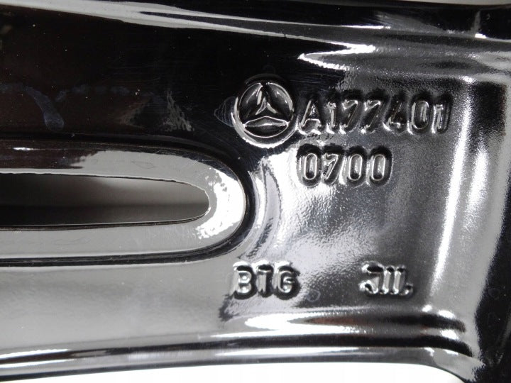 1x Alufelge 18 Zoll 7.5" 5x112 49ET Glanz Schwarz A1774010700 Mercedes-Benz W177 FEL6595706972vc