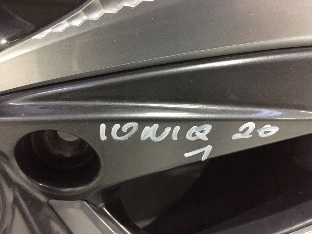 1x Alufelge 17 Zoll 7.0" 5x114.3 53ET Glanz Schwarz 52910-G2600 Hyundai Ioniq