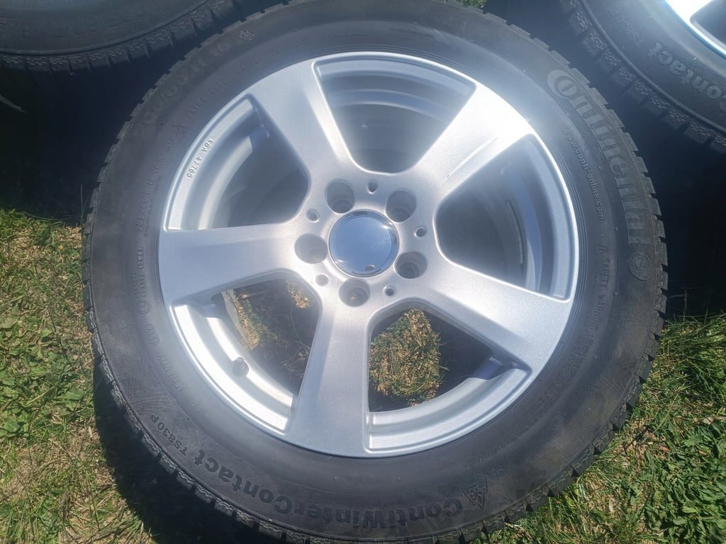 4x Alufelge 16 Zoll 7.5" 5x112 45 5ET Glanz Silber RCD14-756 Audi W204 W203 I FEL6651630831cw