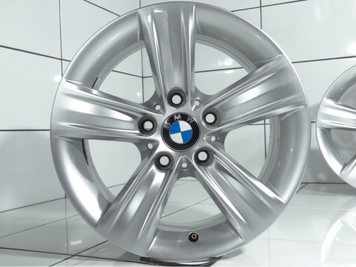 4x Alufelge 16 Zoll 7.5" 5x120 37ET Glanz Silber 6796237 BMW Rim Wheel FEL2804017736ub