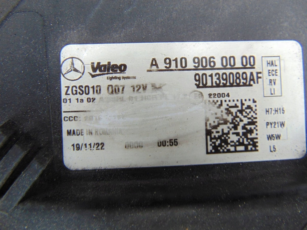 Frontscheinwerfer Mercedes-Benz Sprinter A9109060000 Links Headlight