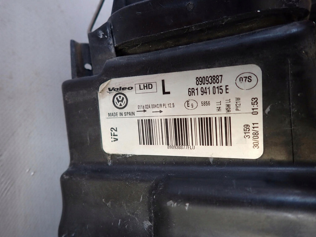 Frontscheinwerfer VW Polo 6R1941015E Links Scheinwerfer Headlight