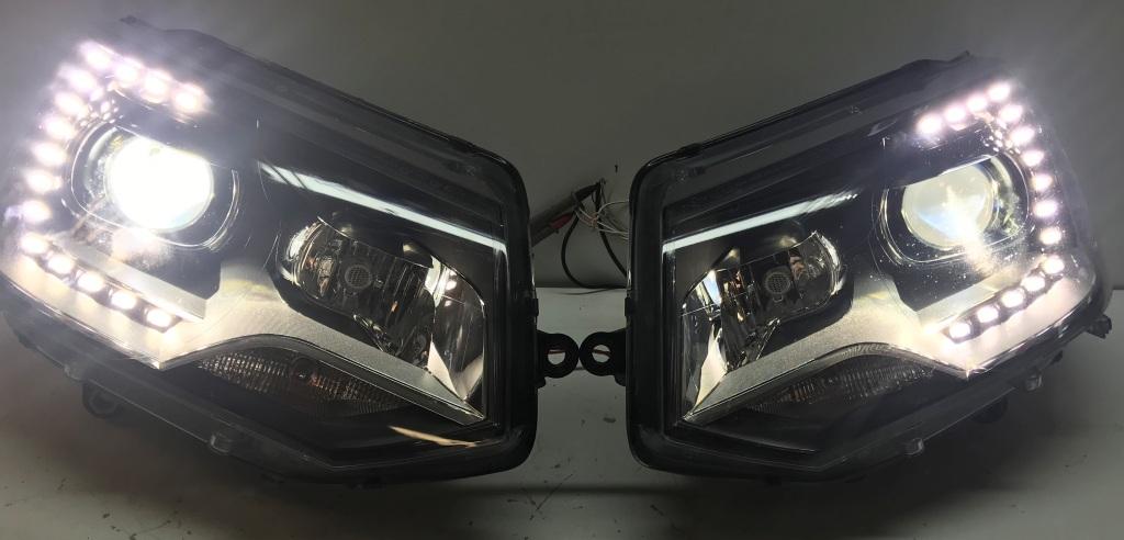 Frontscheinwerfer VW T5 7E1941016 7E1941015 LED Ein Satz Scheinwerfer Headlight SCH1723917811tj