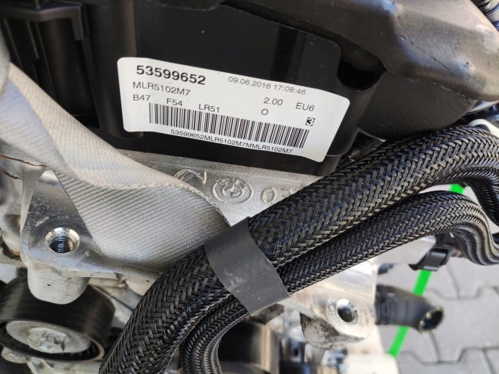 Motor Mini Clubman F54 B47C20A 2.0 190PS 90TKm 2015 Diesel Engine Komplett MOT7705064363es