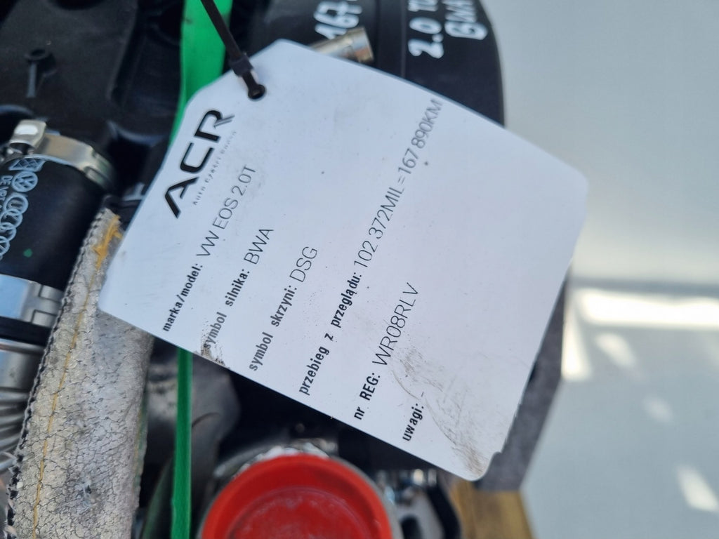 Motor Audi Tt BWA 2.0 TFSI 200PS 147kW 167TKm 2006 Benzin Engine Komplett