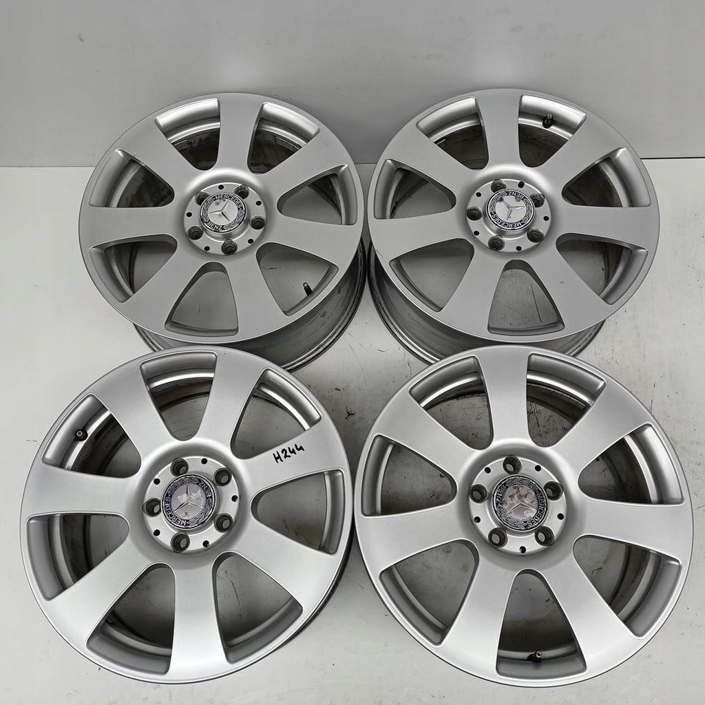 4x Alufelge 17 Zoll 7.5" 5x112 47 5ET A2044013502 Mercedes-Benz W204 Rim Wheel FEL3093524203zl
