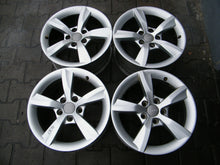 Load image into Gallery viewer, 1x Alufelge 16 Zoll 7.5&quot; 5x112 37ET Glanz Silber 8T0601025B Audi A4 Rim Wheel