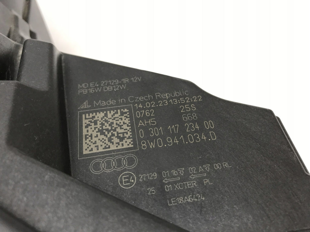 Frontscheinwerfer Audi A4 B9 8W0941034D Full LED Rechts Scheinwerfer Headlight