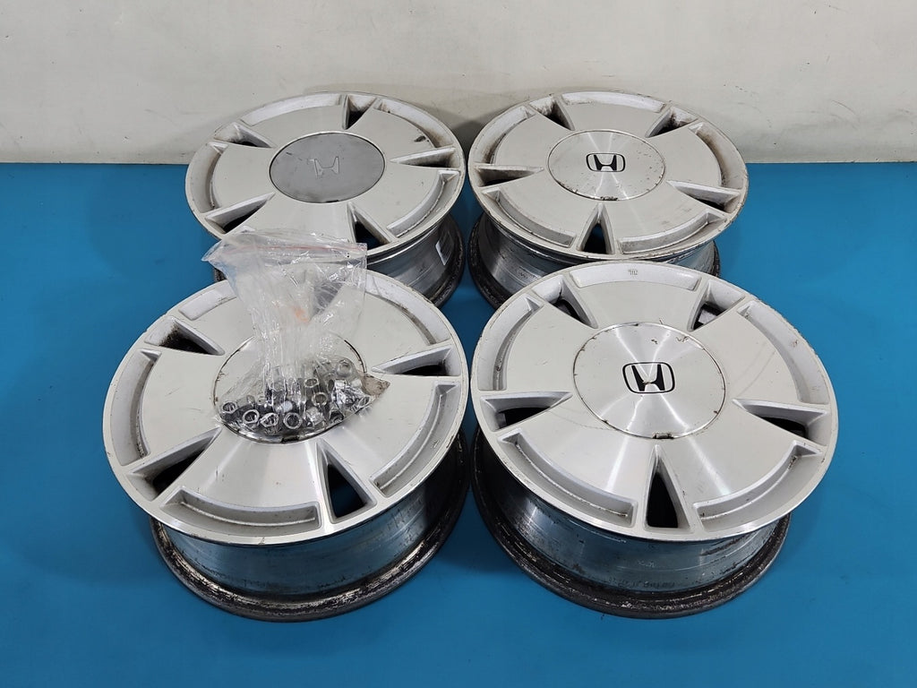 4x Alufelge 15 Zoll 6.0" 5x114.3 Glanz 1525668 Honda Civic I Viii Rim Wheel FEL5123509922jb