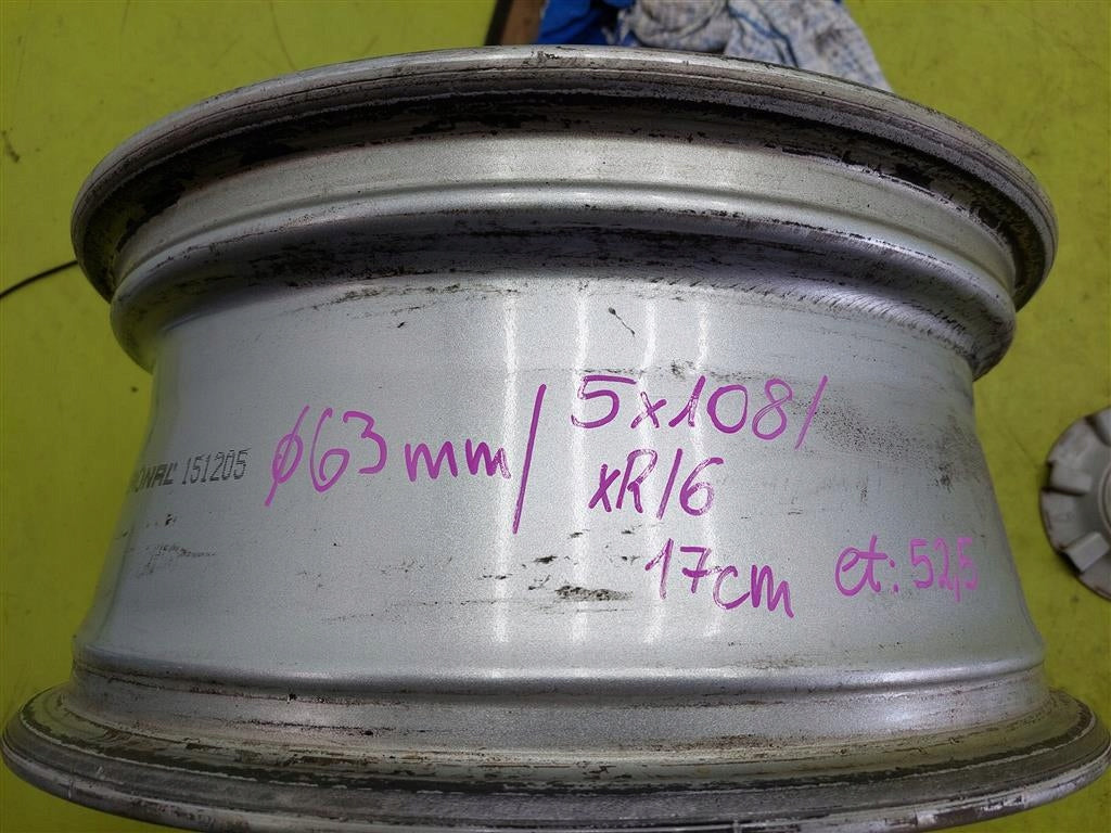 4x Alufelge 16 Zoll 6.5" 5x108 3M51GB Ford C-Max Rim Wheel FEL4512197526co