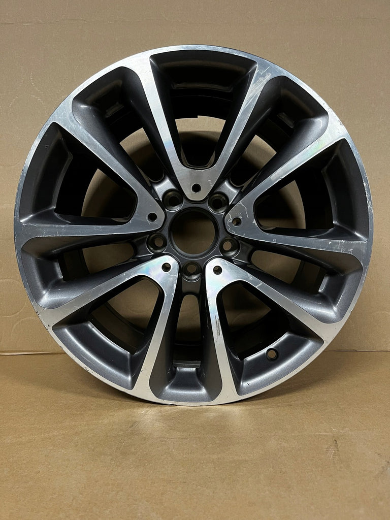 1x Alufelge 18 Zoll 9.0" 5x112 53ET Matt Silber A2134010400 Mercedes-Benz Mg