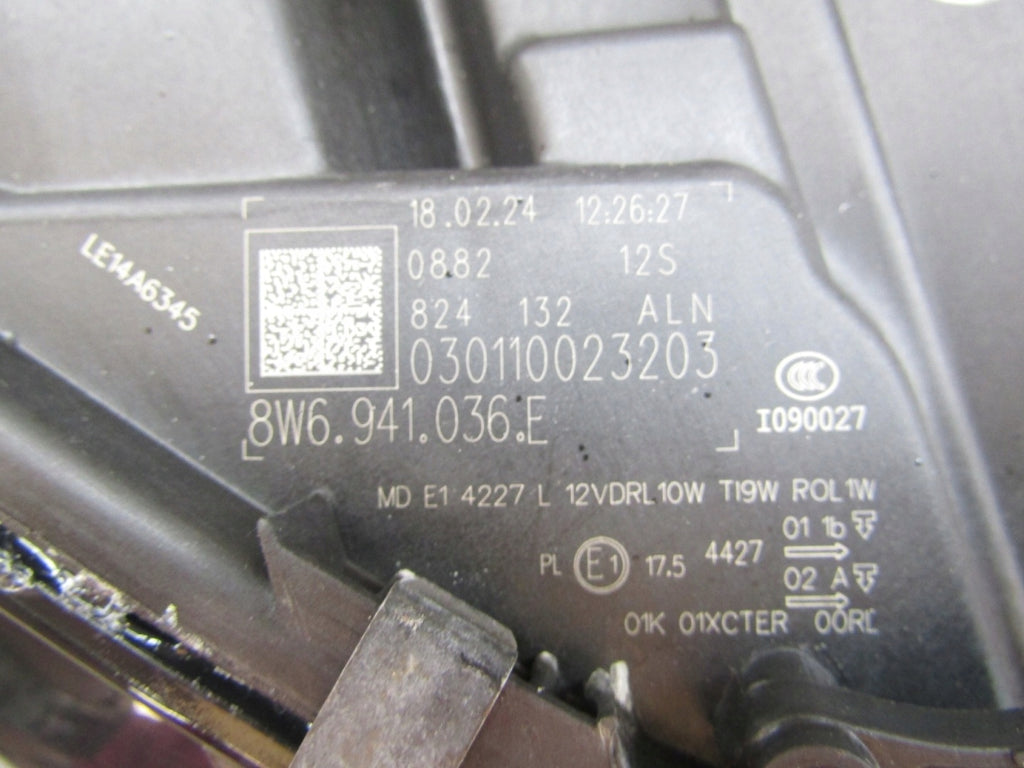 Frontscheinwerfer Audi A5 8W6941036E LED Rechts Scheinwerfer Headlight