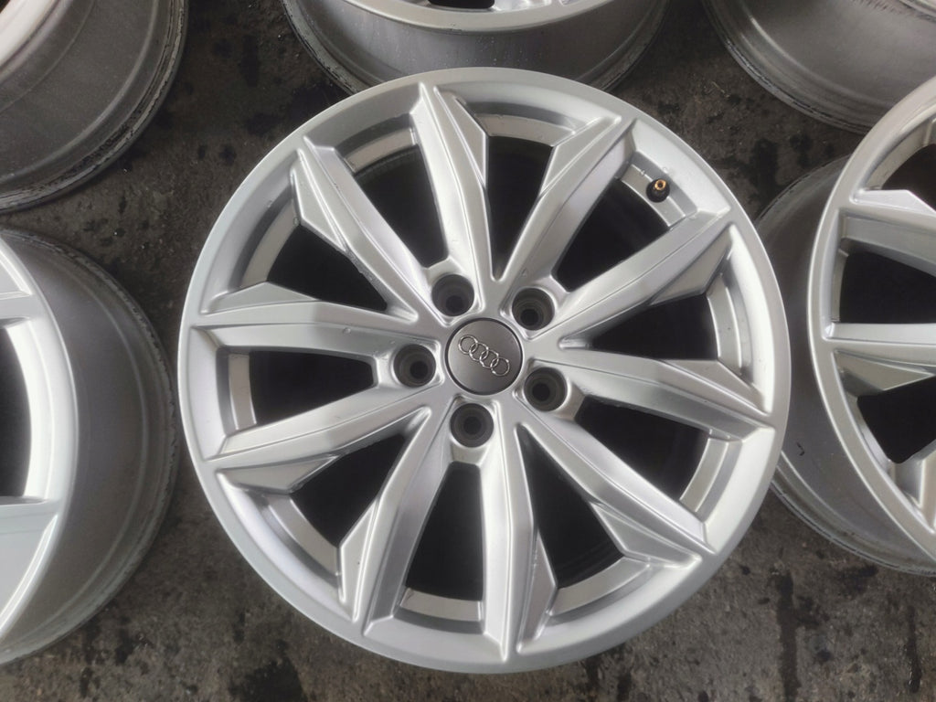 4x Alufelge 17 Zoll 7.0" 5x112 34ET Glanz Silber 80A601025J Audi Rim Wheel FEL3828184443rx