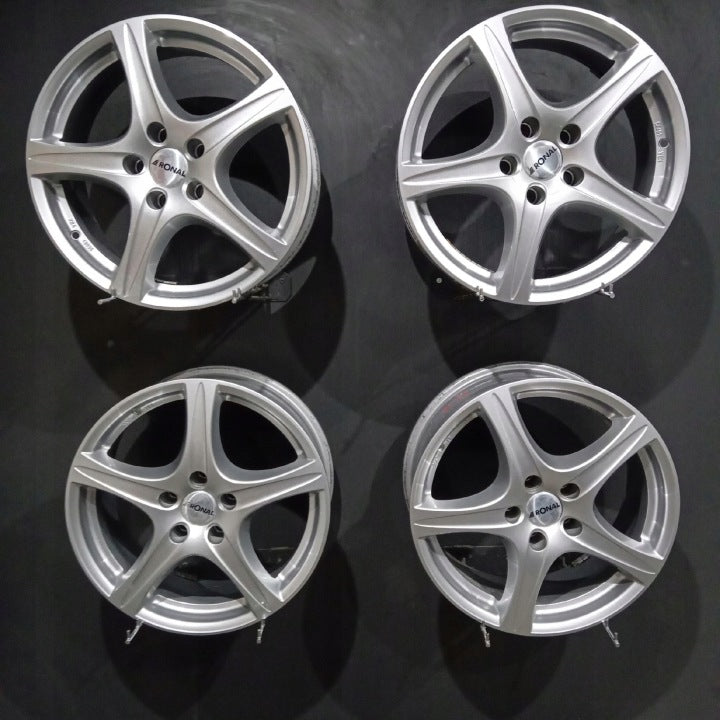 4x Alufelge 17 Zoll 7.0" 5x112 37ET Audi C7 B8 Rim Wheel FEL9256363703tq