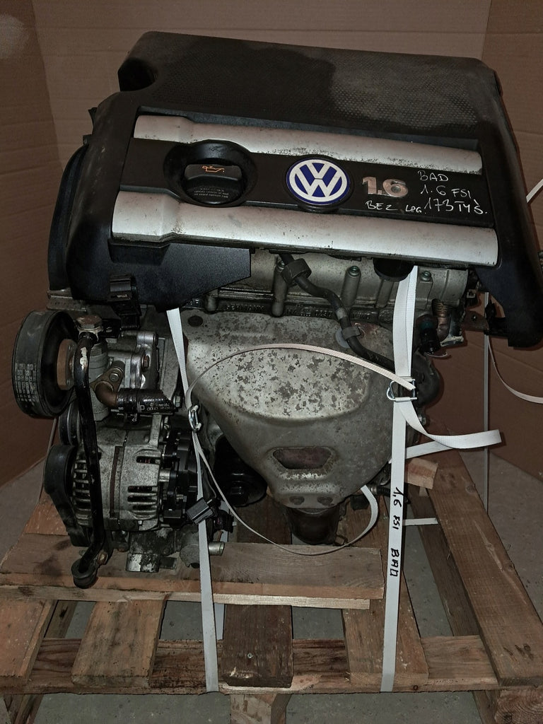 Motor VW Touran BAD 1.6 FSI 110PS 81kW 173TKm 2005 Benzin Engine Komplett
