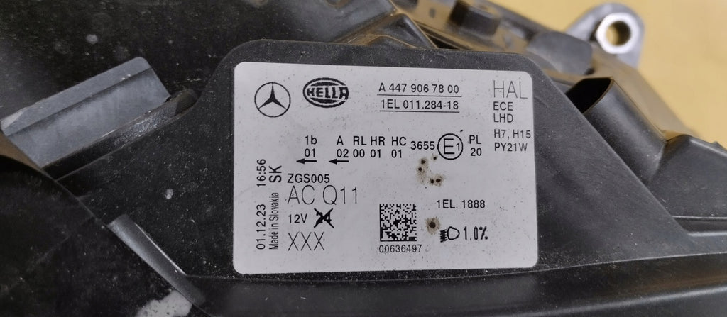 Frontscheinwerfer Mercedes-Benz Vito W447 A4479067800 Rechts Headlight