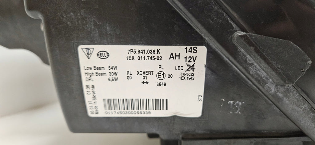 Frontscheinwerfer Porsche Cayenne 7P5941036K LED Rechts Scheinwerfer Headlight SCH1996421435jn