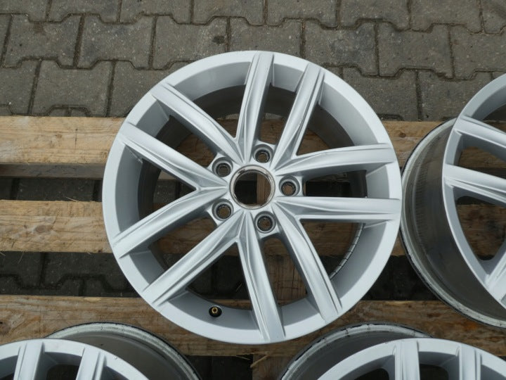4x Alufelge 16 Zoll 6.5" 5x112 46ET 5G0601025CS VW Rim Wheel FEL7631484519wy