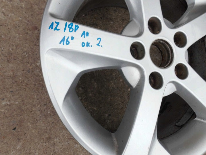 1x Alufelge 16 Zoll 6.5" 5x112 50ET Glanz Silber 1Z0601025AG Skoda Octavia Ii FEL3722709247zc