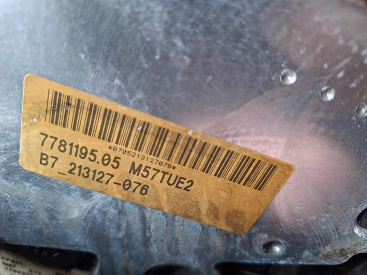 Motor BMW X5 E70 M57TUE2 3.0 215TKm Diesel Engine Komplett MOT6686131567oy