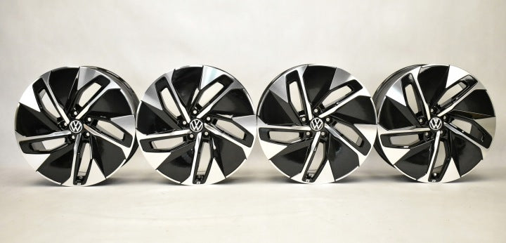 4x Alufelge 19 Zoll 8.0" 5x112 45ET Glanz Schwarz 11A601025 VW Id.4 Rim Wheel FEL1607170973xk