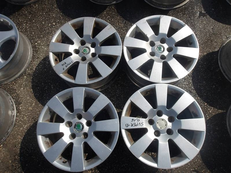 4x Alufelge 16 Zoll 7.0" 5x112 37ET 3U0601025A Skoda Superb I Rim Wheel FEL1934859686lu