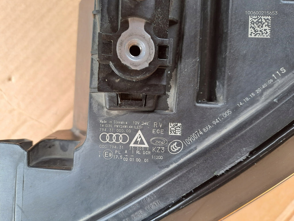 Frontscheinwerfer Audi A1 8xa 8XA941005 Xenon Ein Stück (Rechts oder Links) SCH8603983479vt