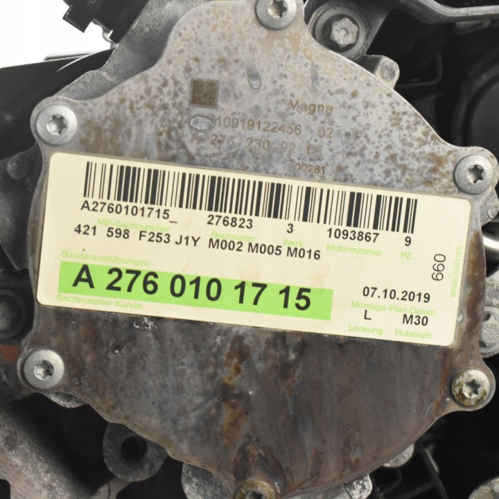 Motor Mercedes-Benz W213 276823 A2760101715 3.0 143TKm 2019 Benzin Unkomplett MOT8457567495ti