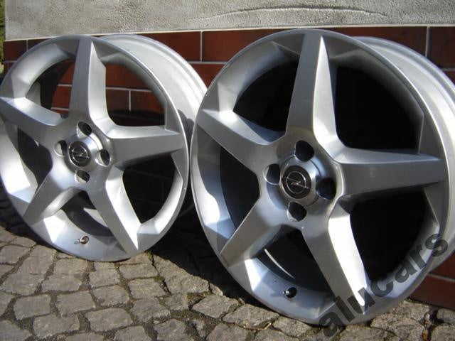 1x Alufelge 17 Zoll 6.5" 4x100 41ET Glanz Silber 13189913 Opel Tigra Rim Wheel