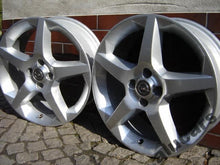 Laden Sie das Bild in den Galerie-Viewer, 1x Alufelge 17 Zoll 6.5&quot; 4x100 41ET Glanz Silber 13189913 Opel Tigra Rim Wheel