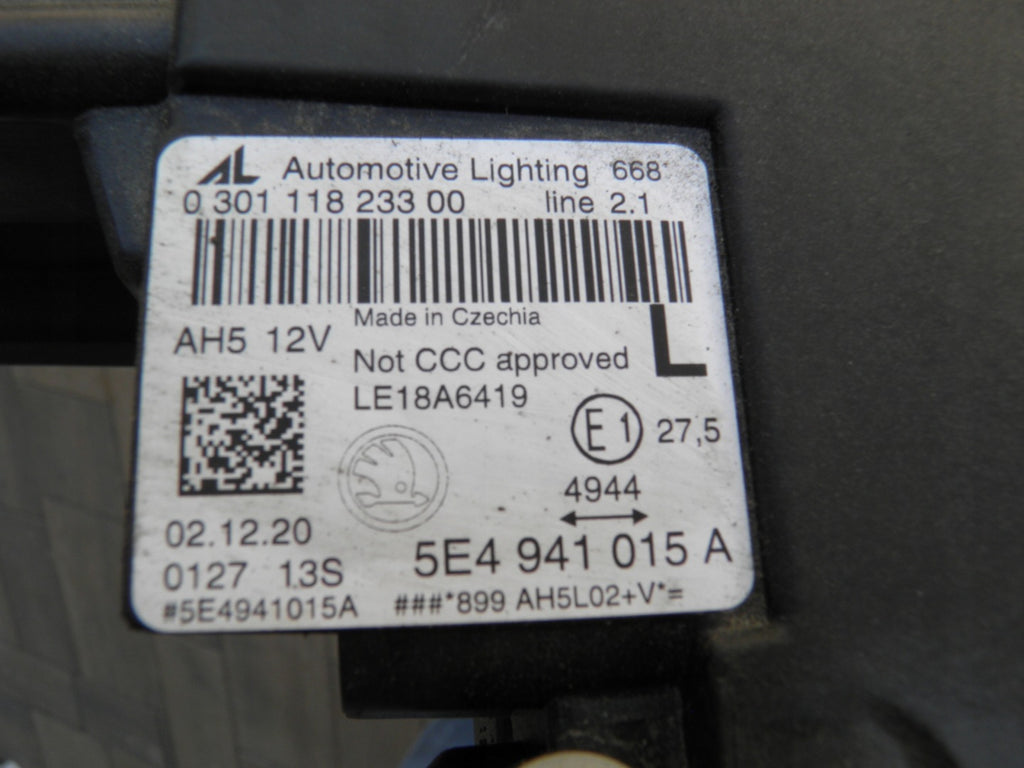 Frontscheinwerfer Skoda Octavia IV 5E4941015B LED Links Scheinwerfer Headlight SCH1985190926am