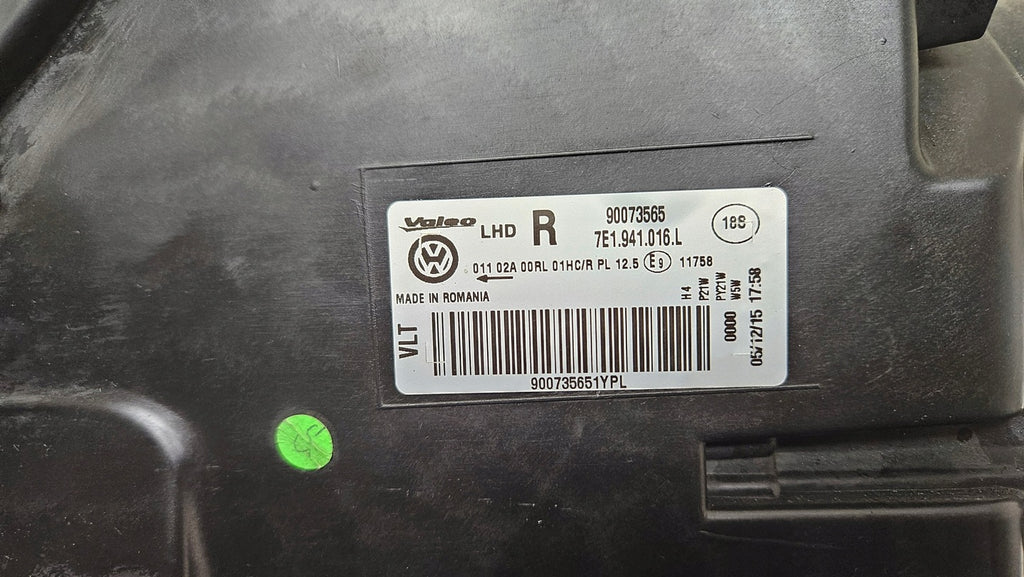 Frontscheinwerfer VW Transporter 7E1941016L Ein Stück (Rechts oder Links)