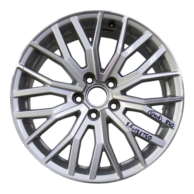 1x Alufelge 18 Zoll 8.5" 5x112 50ET Glanz Silber 8J0601025A Audi Rim Wheel