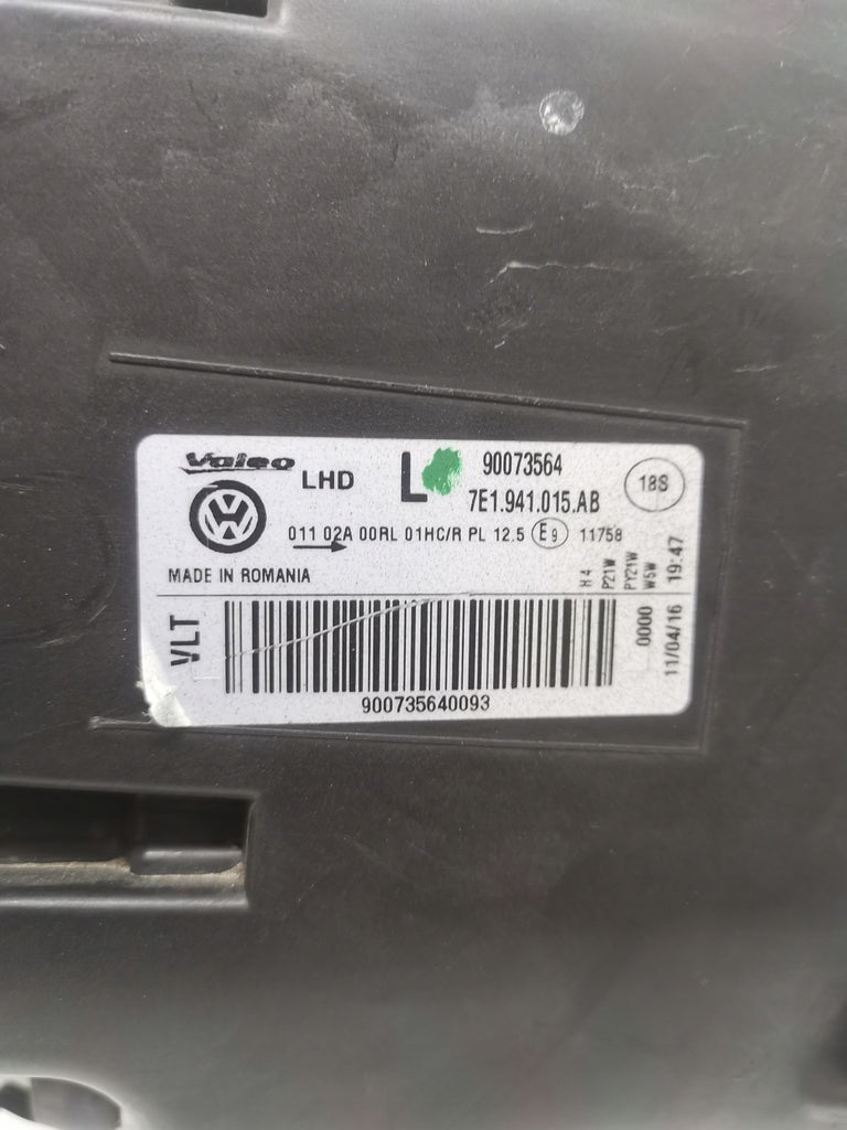 Frontscheinwerfer VW Transporter 7E1941015AB Links Scheinwerfer Headlight