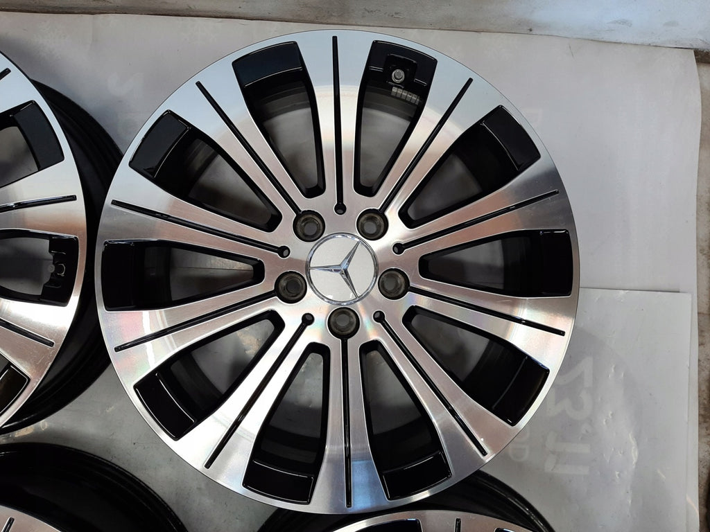 4x Alufelge 18 Zoll 6.5" 5x112 44 5ET A2434010000 Mercedes-Benz Eqa Rim Wheel FEL4490491541ez
