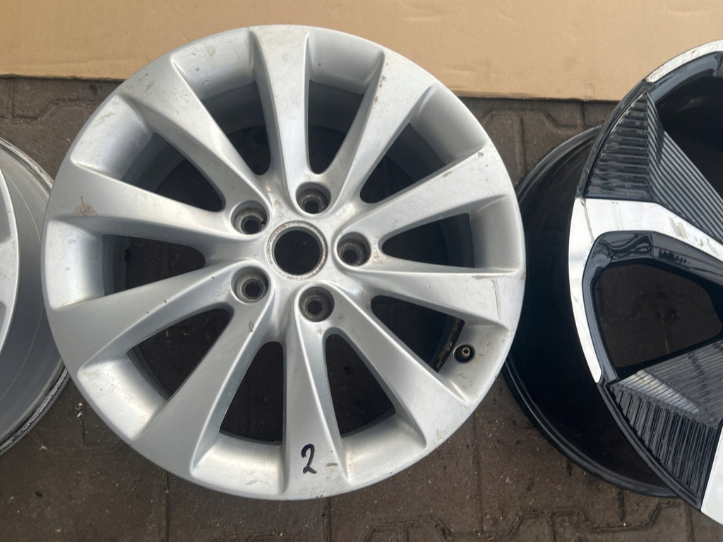 1x Alufelge 17 Zoll 7.0" 5x115 44ET Glanz Silber Opel Zafira Astra J Rim Wheel FEL1281955841eu