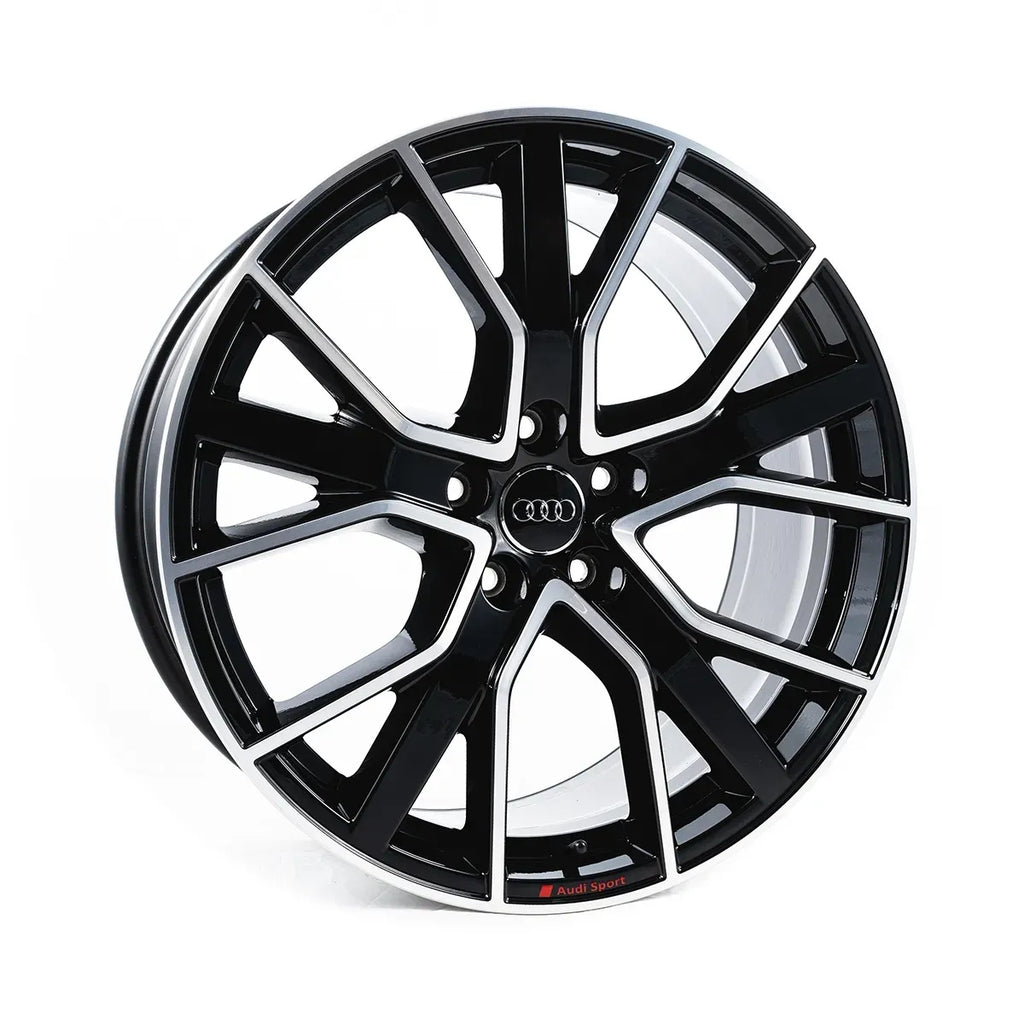 4x Alufelge 19 Zoll 8.5" 5x112 40ET Glanz Schwarz 8W0601025DH Audi Rim Wheel FEL3973187718cy