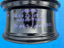 Load image into Gallery viewer, 1x Alufelge 20 Zoll 8.5" 5x114.3 37ET Glanz Schwarz 403005760R Renault Rim Wheel FEL5426995512dv